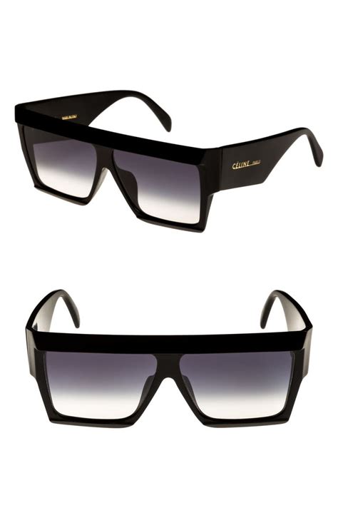 cheap celine shadow sunglasses|celine 60mm flat top sunglasses.